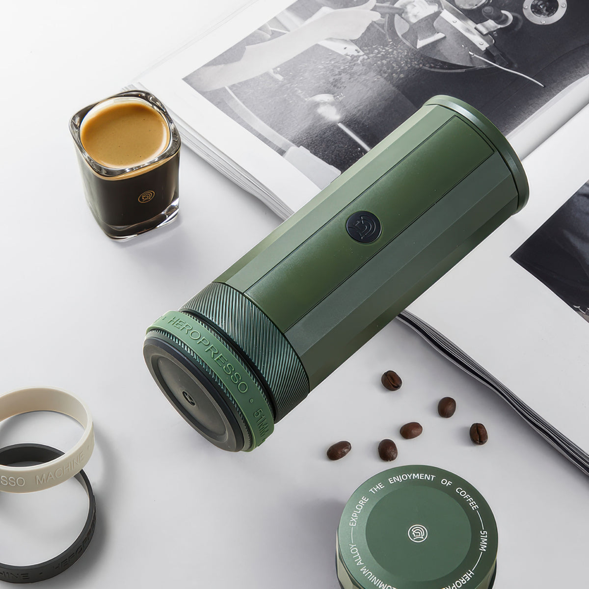 Heropresso Espresso Maker Pro – top view | Lastaforest