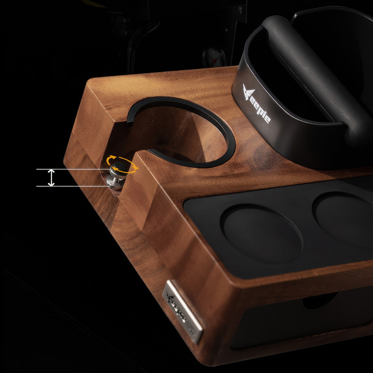 Barista Tamping Station with Knock Box Storage – view 11 | Lastaforest