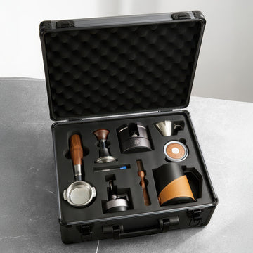 Professional Barista Espresso Kit with Carrying Case – side view | Lastaforest