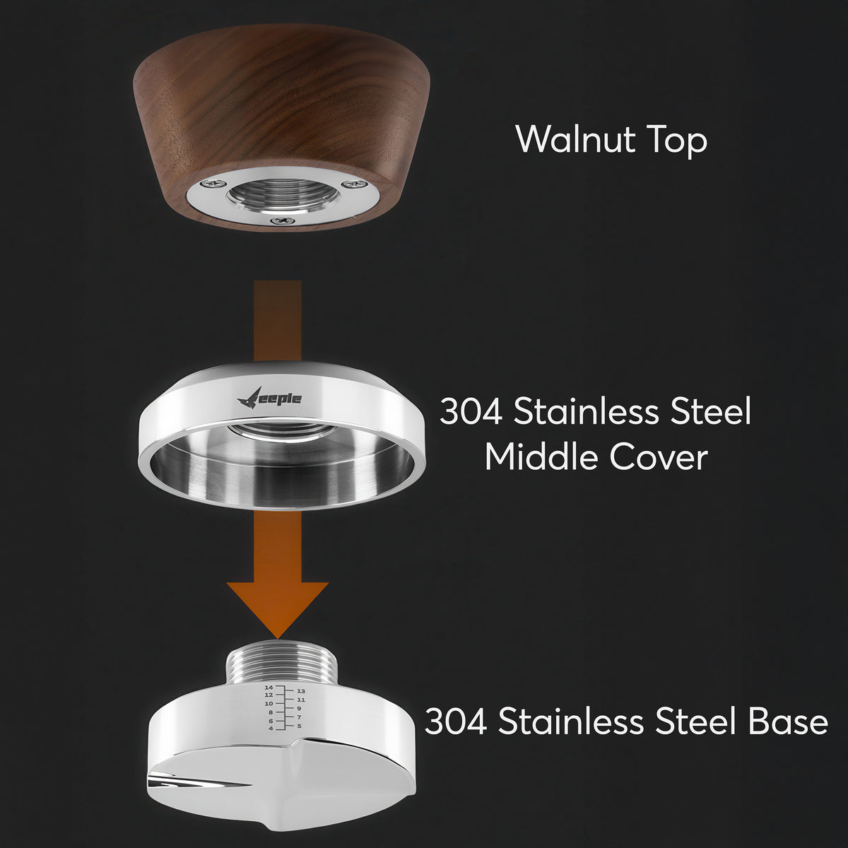 Cone Coffee Distribution Tool – view 7 | Lastaforest