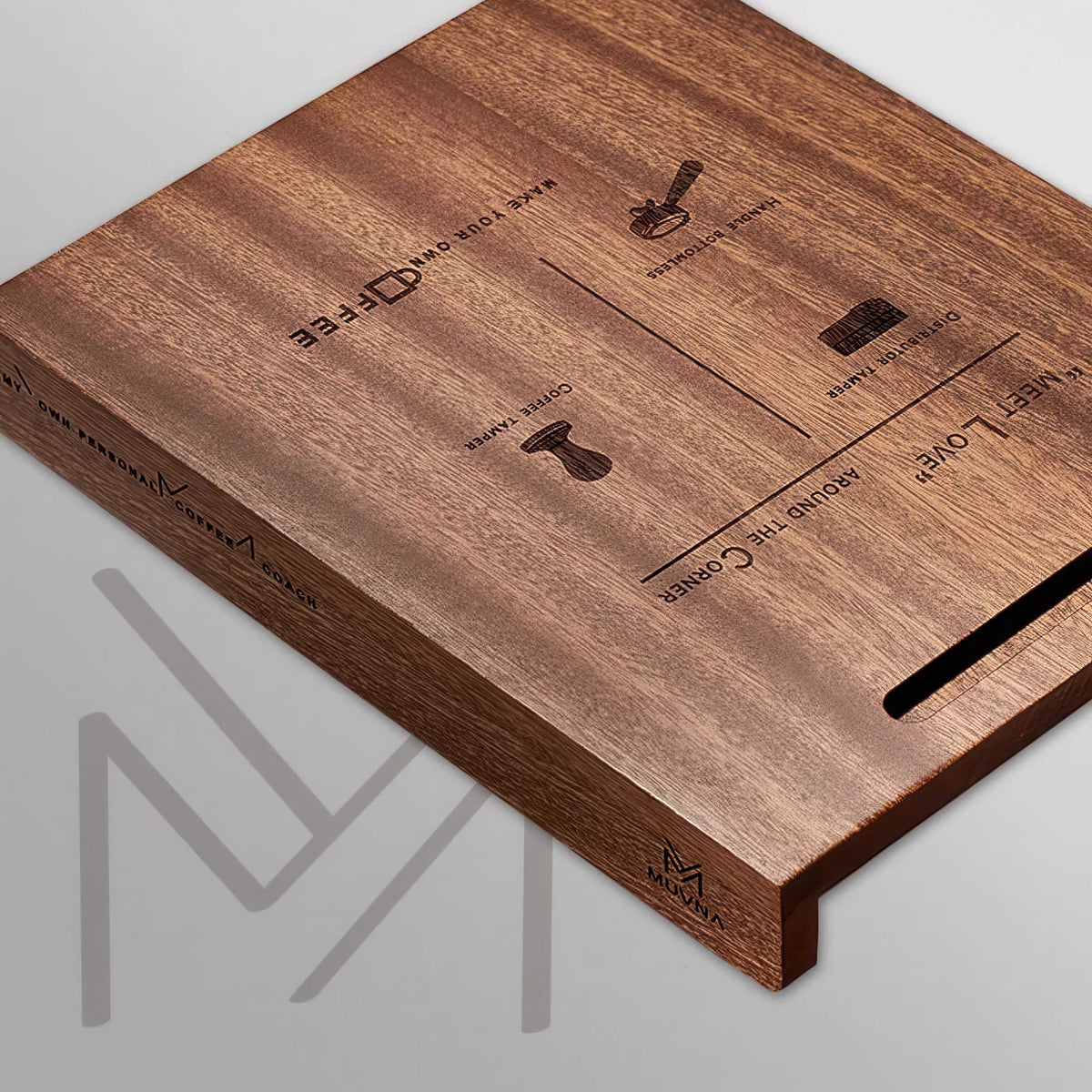 Wooden Mat With Silicone Surface – top view | Lastaforest