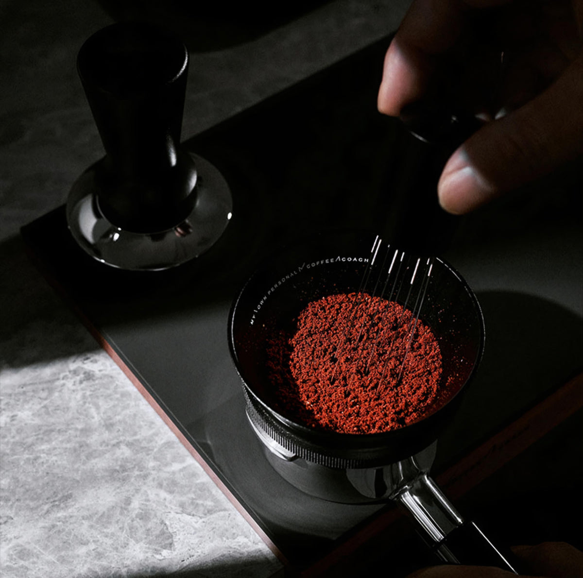 Barista Magnetic Espresso Dosing Funnel – top view | Lastaforest