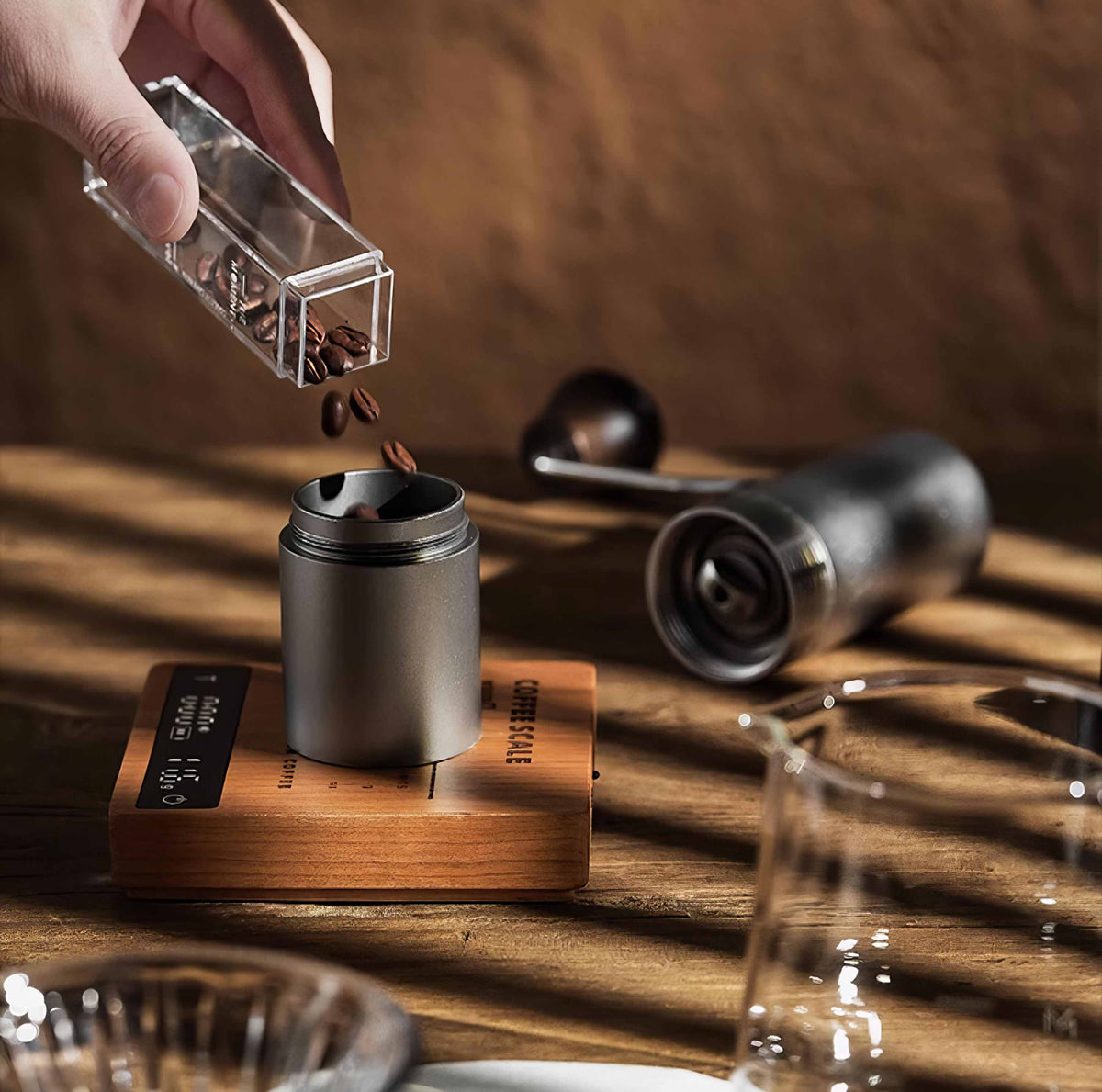 High Precision Wooden Coffee Scale with Touch Sensor – view 14 | Lastaforest