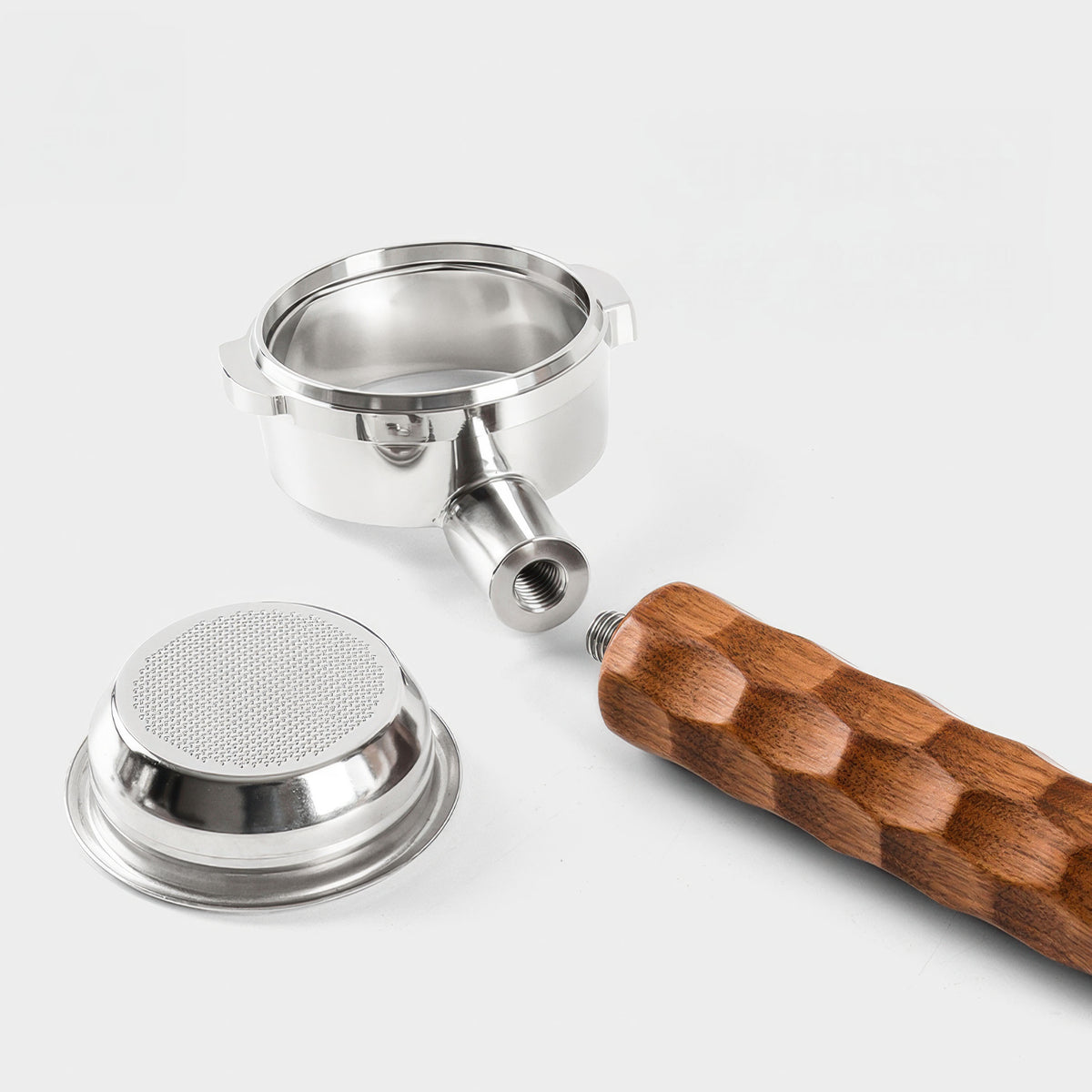 Espresso Bottomless Portafilter - Dragon Ridge Design – top view | Lastaforest