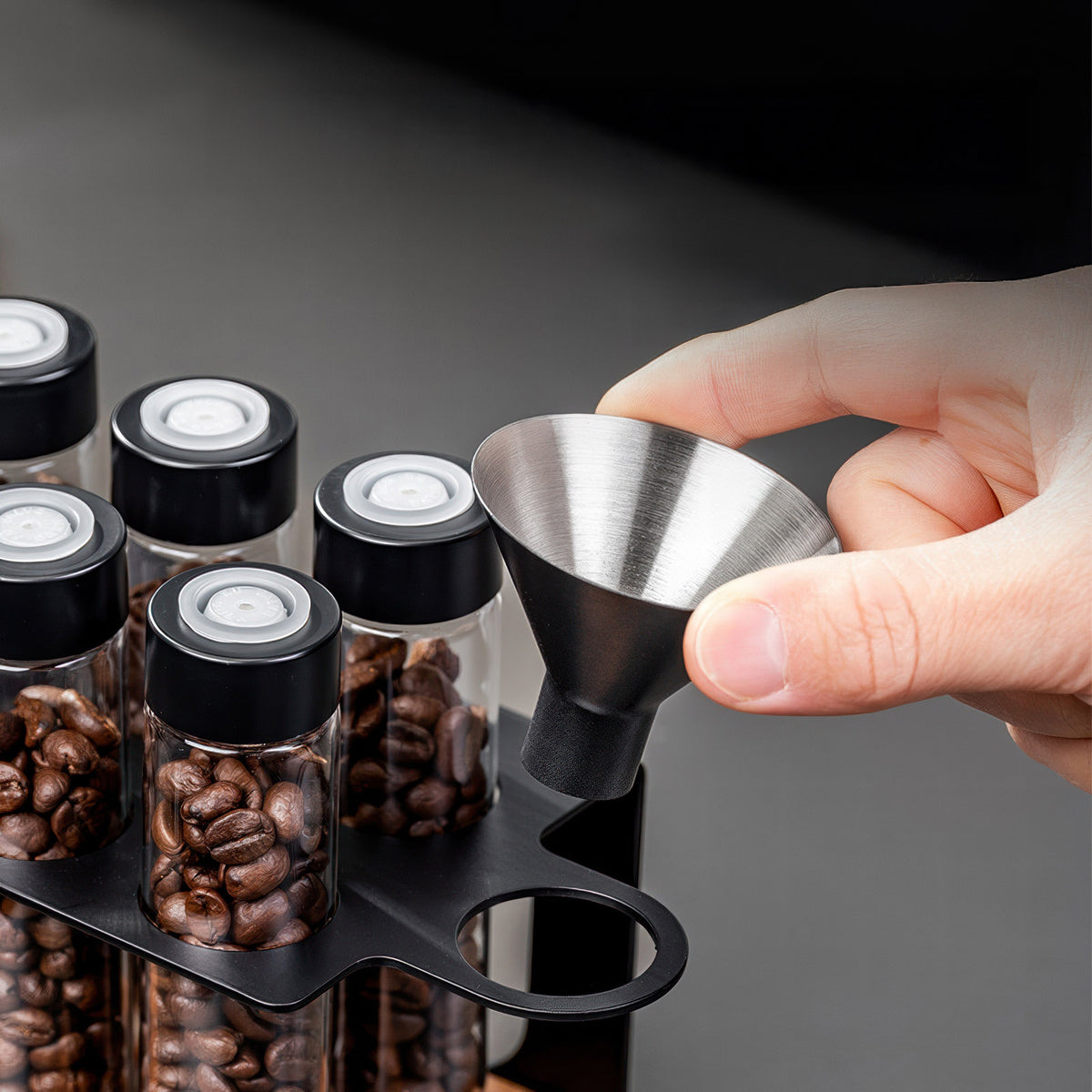 Lab-Style Coffee Storage Bean Rack – view 10 | Lastaforest
