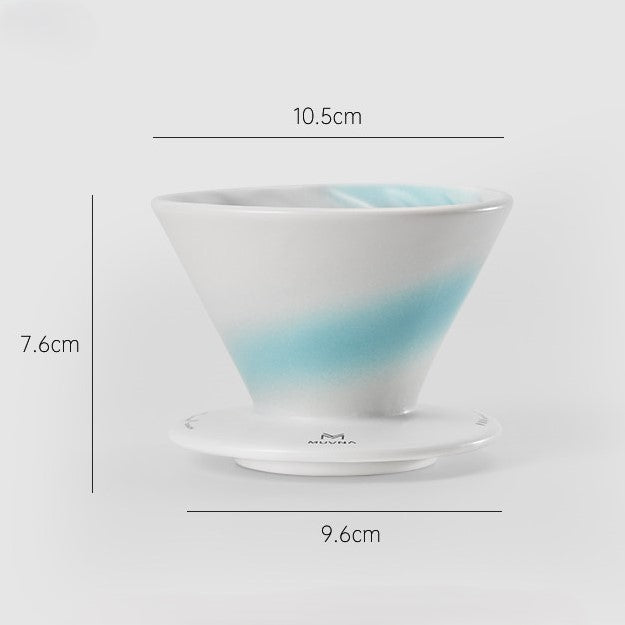 Star Vortex V60 Ceramic Dripper - 16 Spiral Ribs – view 11 | Lastaforest