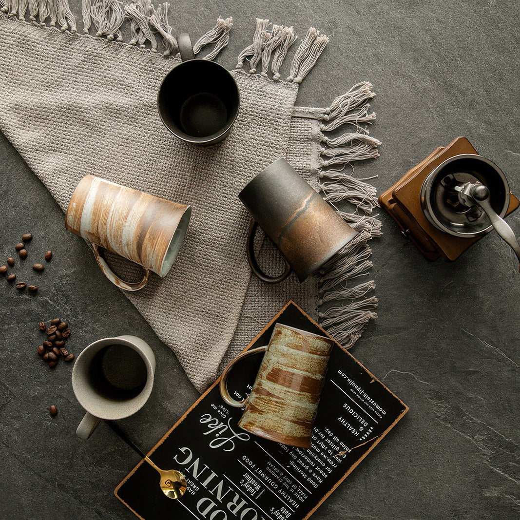 Atelier Vintage Tall Ceramic Coffee Mug – view 6 | Lastaforest