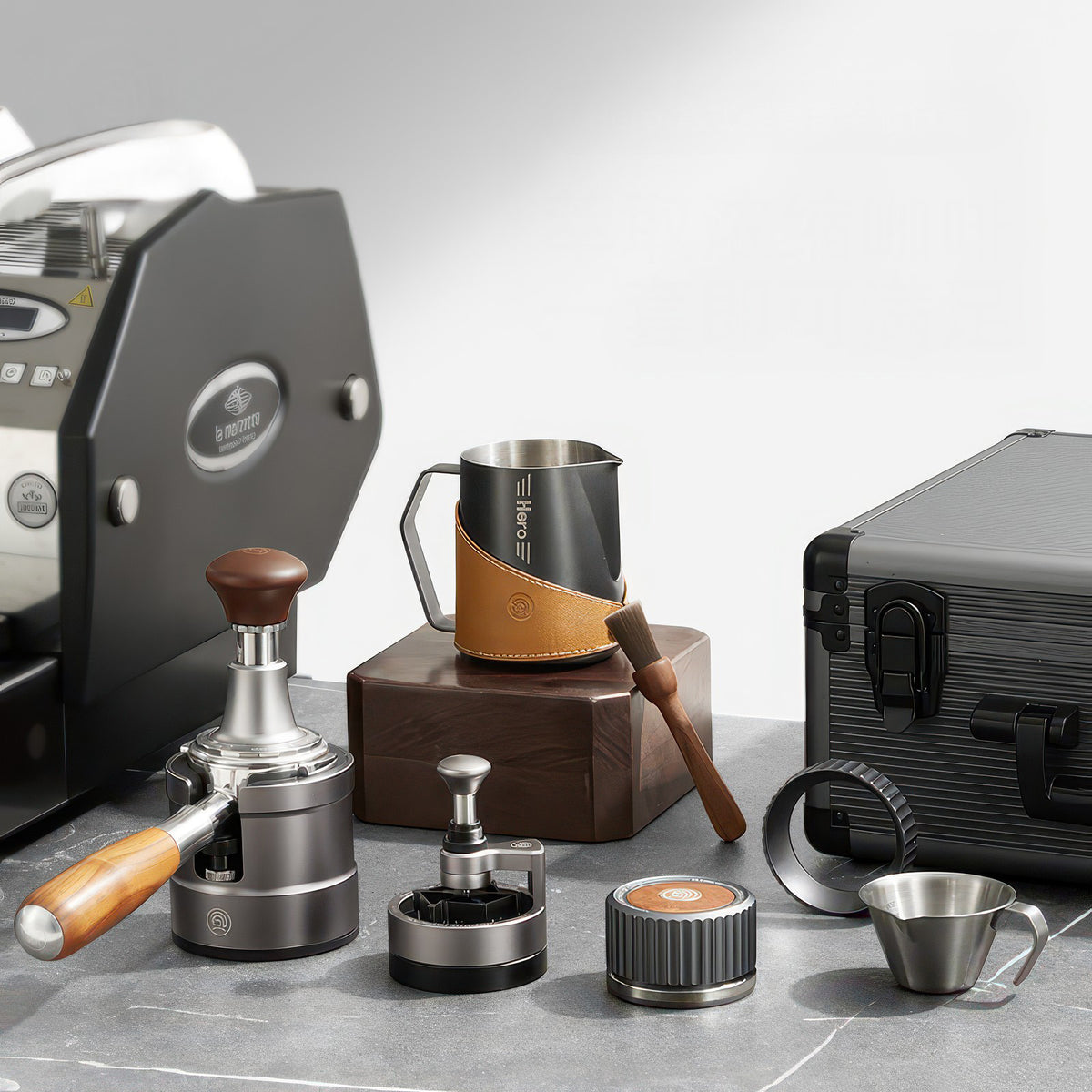 Professional Barista Espresso Kit with Carrying Case – detail view | Lastaforest