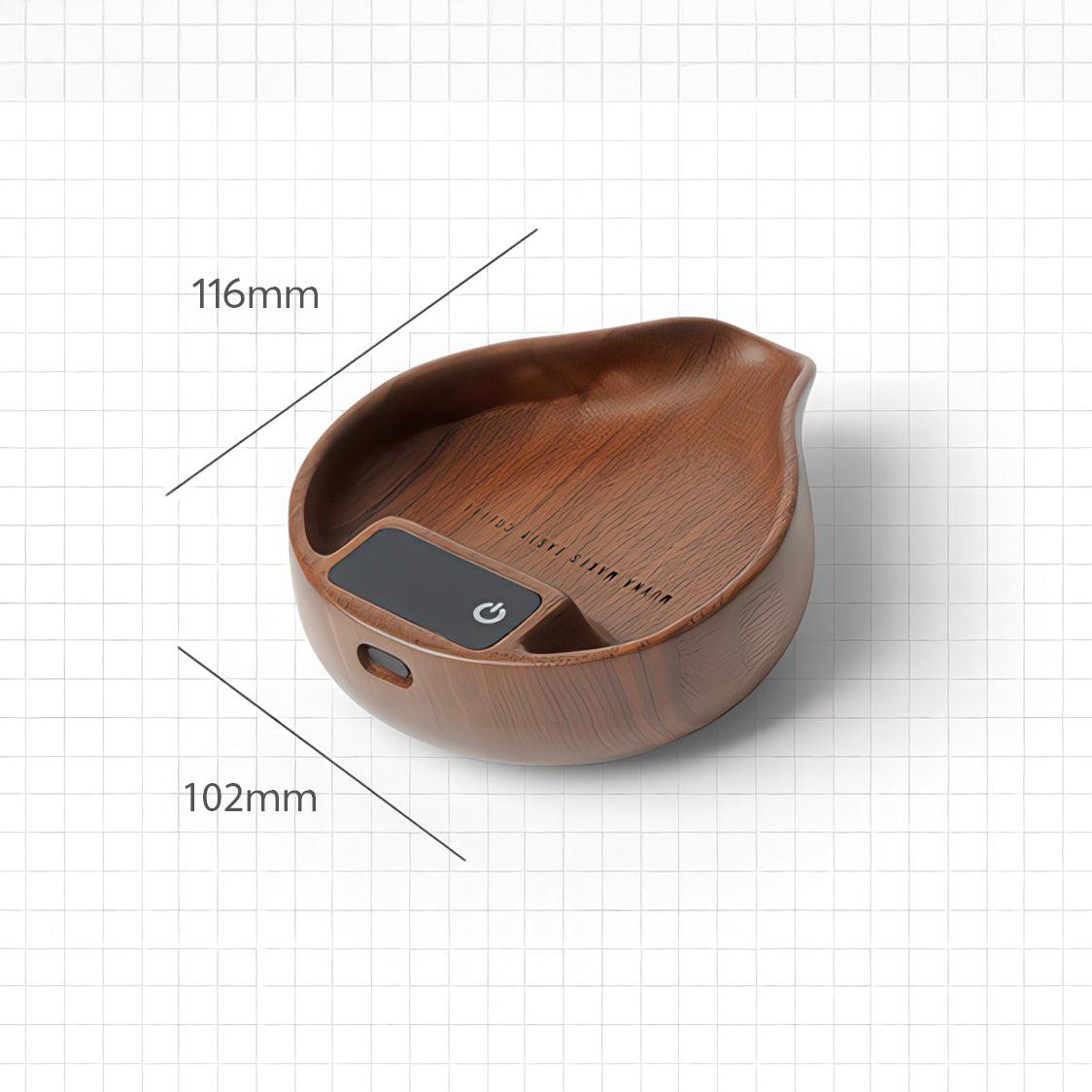 Electronic Walnut Coffee Scale With Leaf Shade – view 26 | Lastaforest