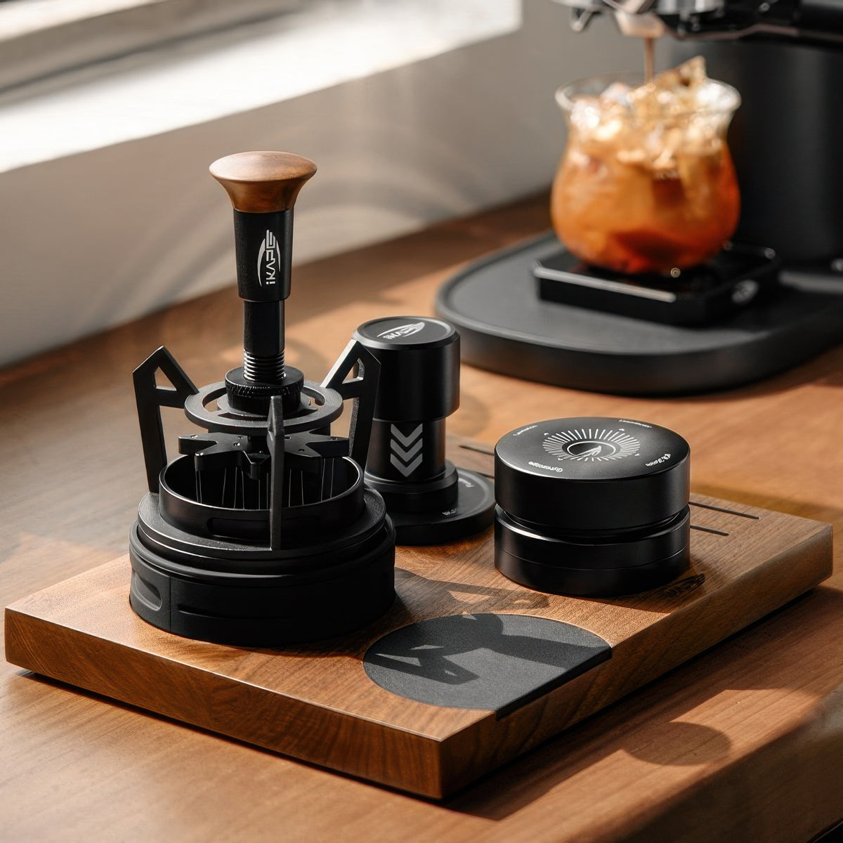 Walnut Espresso Workstation - Barista Organizer – view 6 | Lastaforest