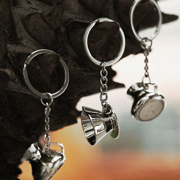 Coffee Keychain V60 & Sharing Pot – detail view | Lastaforest