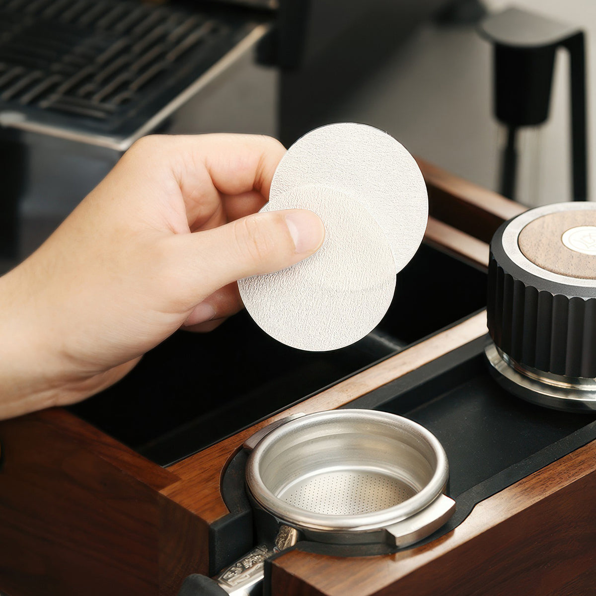 Round Coffee Filter Papers for Espresso – detail view | Lastaforest