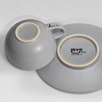 Embossed Ceramic Latte Cup 280ml – view 7 | Lastaforest