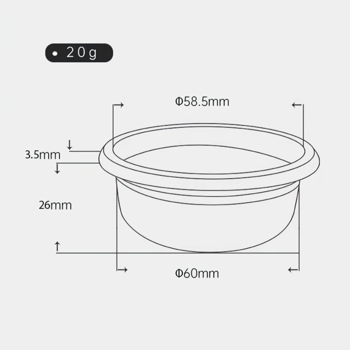 Portafilter Baskets for Espresso – view 12 | Lastaforest
