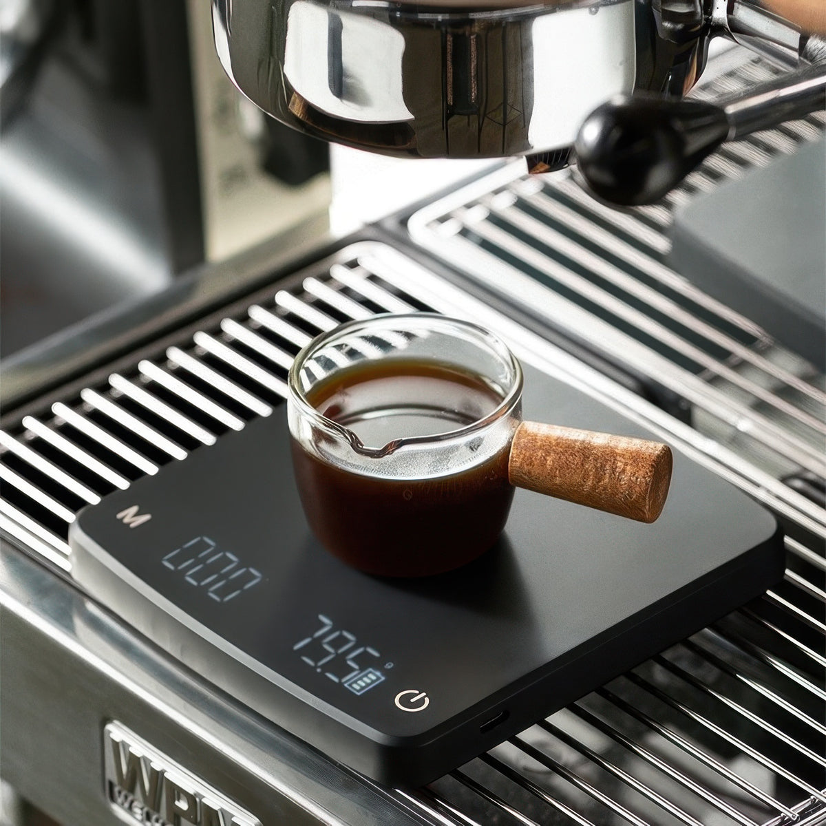 FlowSync Coffee Scale - 0.1g Precision,  Built-In Timer – detail view | Lastaforest