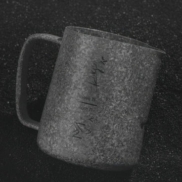 Aurora Crystal Titanium Latte Pitcher – view 6 | Lastaforest
