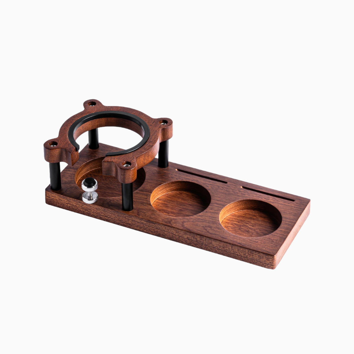 Sapele Wood Espresso Tamper Holder – view 12 | Lastaforest