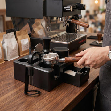 Ultimate Bundle Espresso Tamping Station Set – top view | Lastaforest
