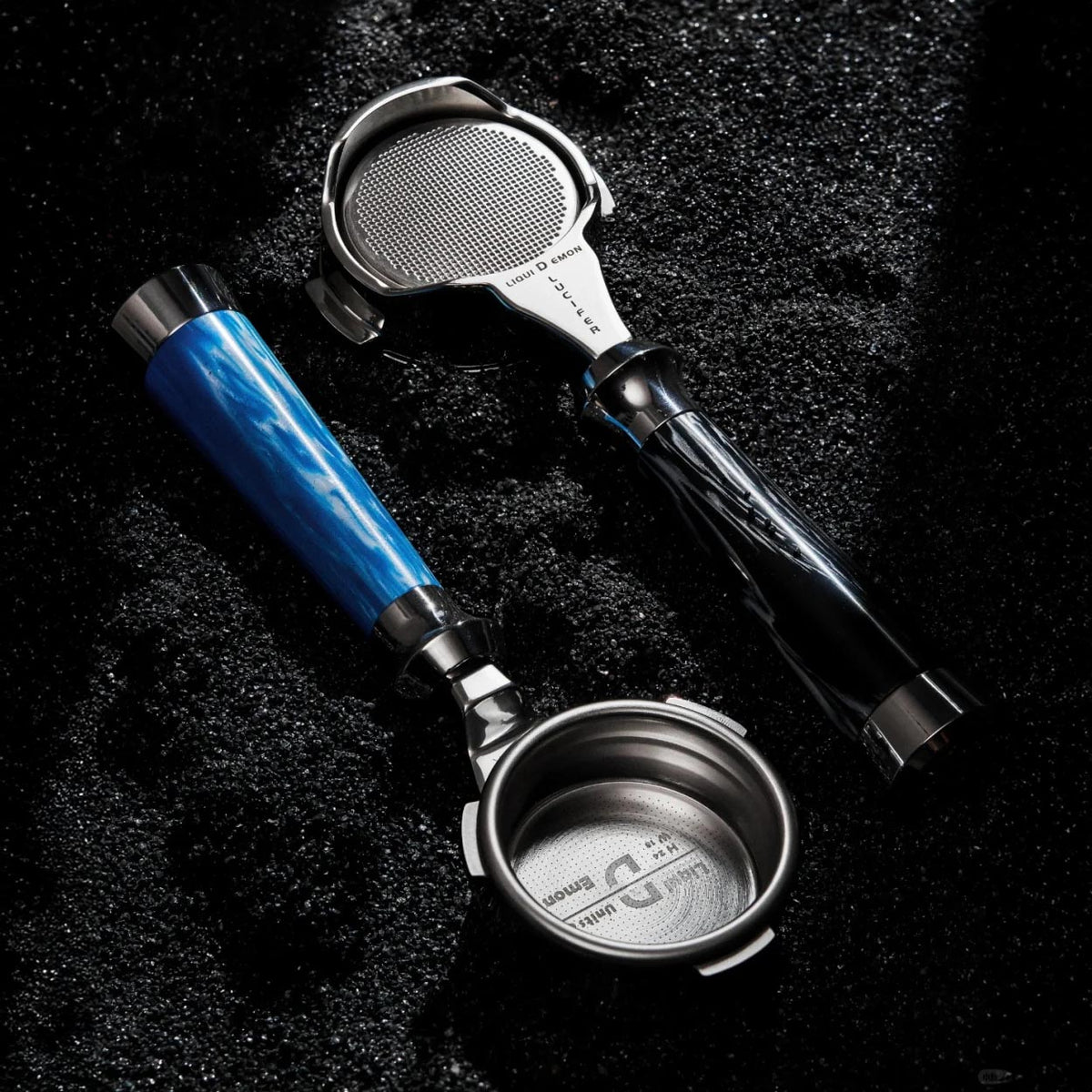 Italian Handle Bottomless Portafilter – top view | Lastaforest