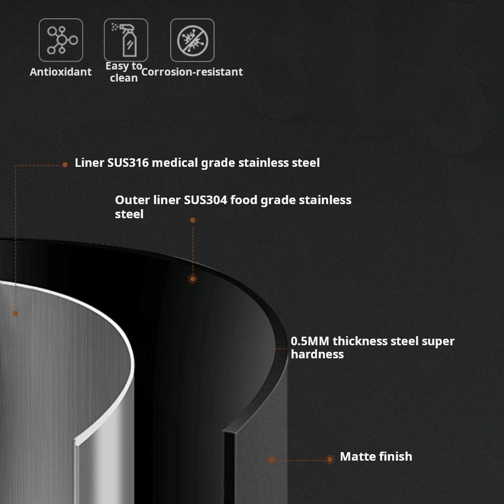 Double-Wall Insulated Tumbler - SUS316 Liner – view 11 | Lastaforest