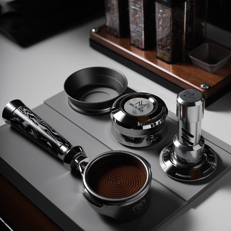Four Spring Titan Tamper & Distributor – side view | Lastaforest