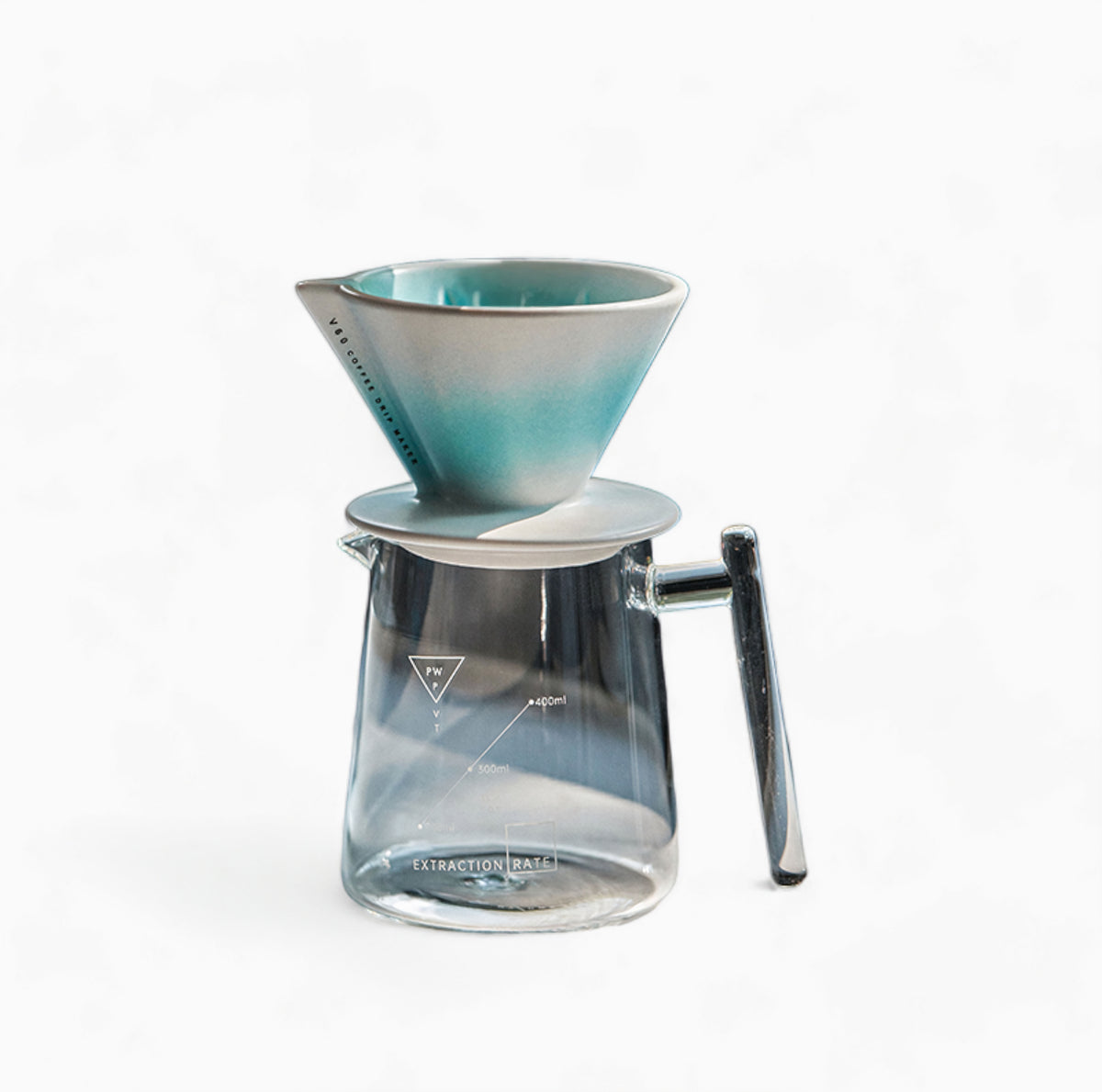 V60 Ceramic Pour Over Coffee Dripper with Sharing Pot – view 19 | Lastaforest