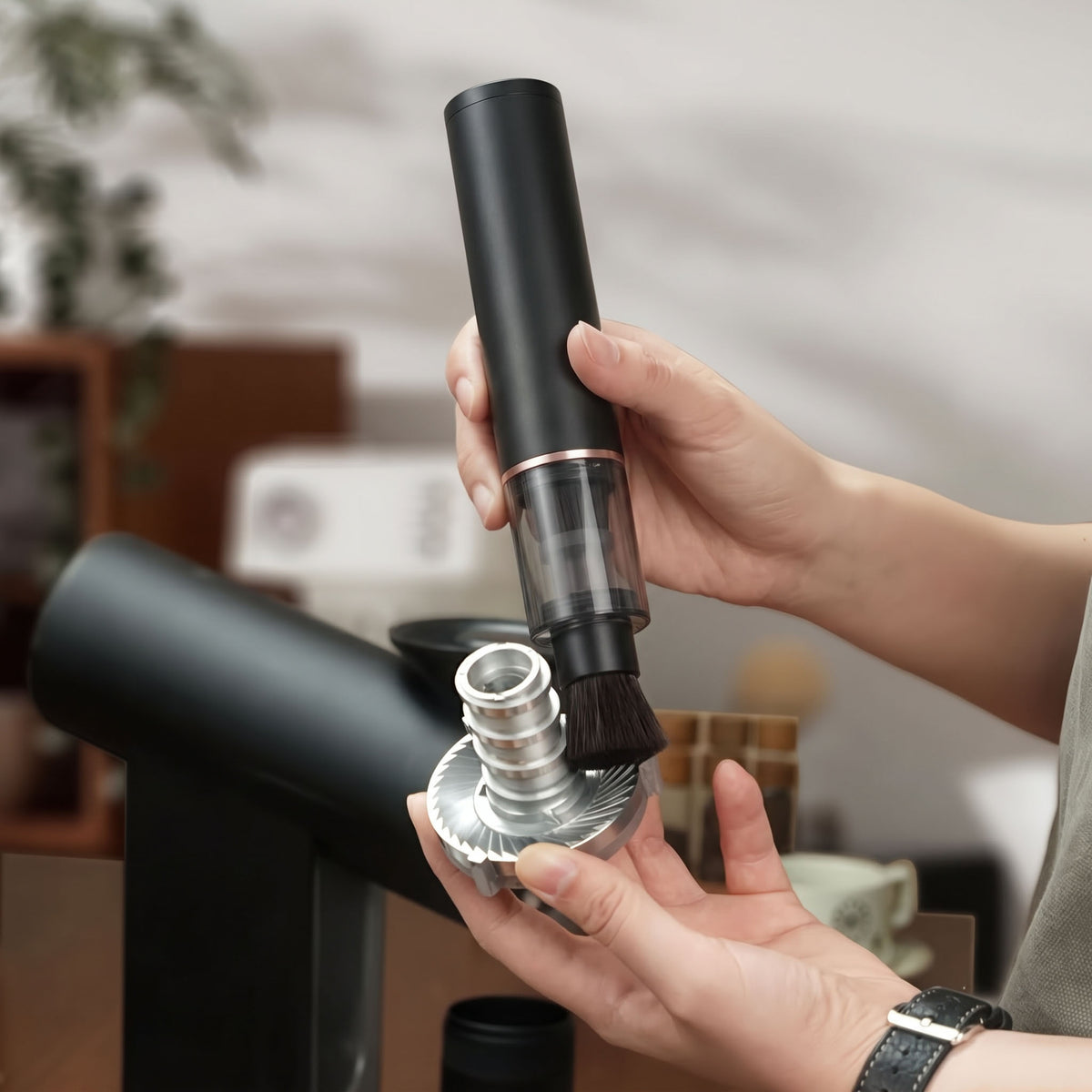 The Barista Air Wand | Coffee Vacuum Cleaner